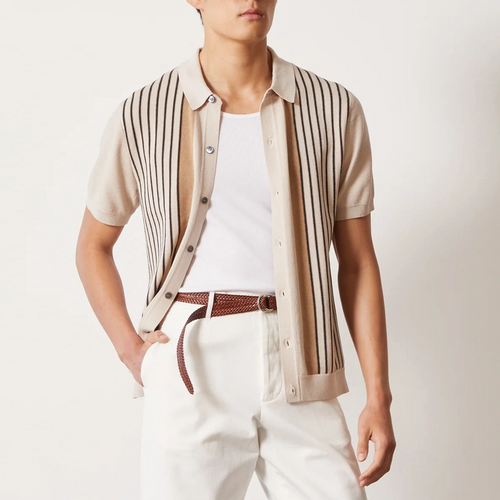 Summer Striped Button Up